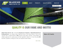 Tablet Screenshot of maheshengineers.com